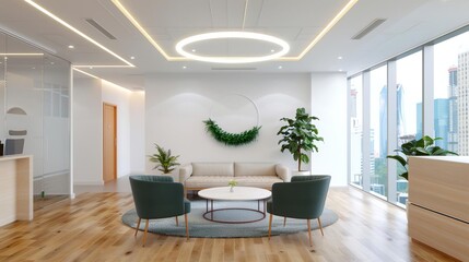 Fototapeta premium Office Rental Facility