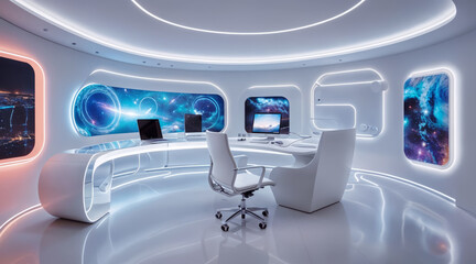 Interior in space style