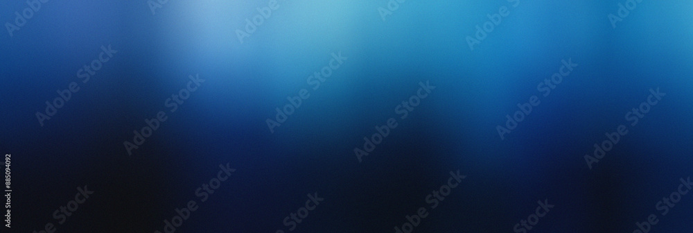 Poster deep blue gradient with grainy noise texture banner, futuristic abstract background