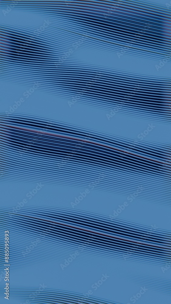 Aufkleber abstract wavy line pattern with pink neon highlights..