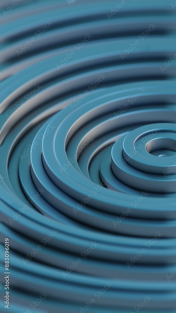 Poster abstract purple spiral layers with gradient effect..