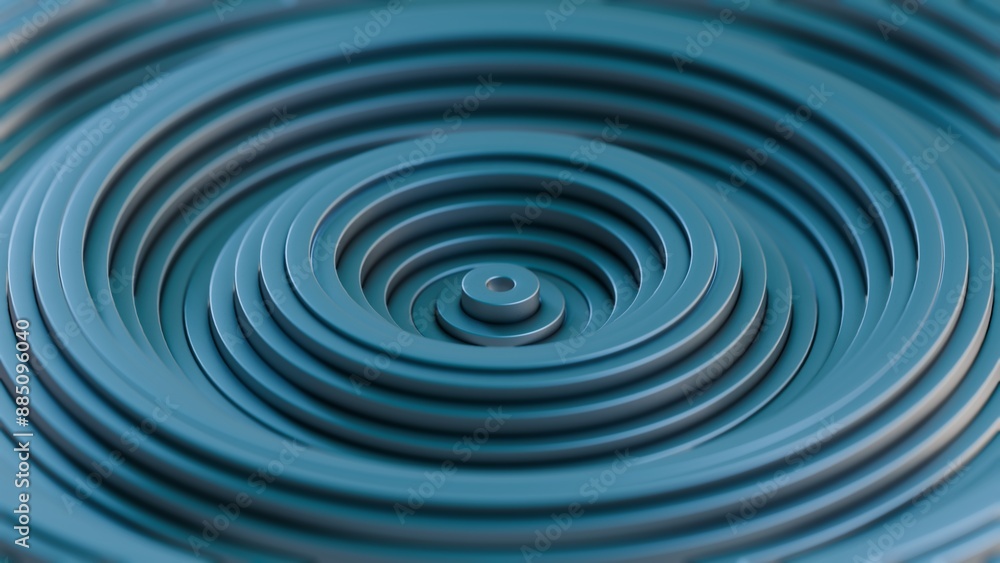 Aufkleber abstract purple spiral layers with gradient effect..