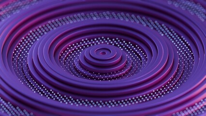 Abstract Purple Spiral Layers with Gradient Effect..