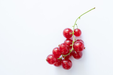 Vitamin-rich nutrition of these seasonal summer berries, perfect for a healthy dessert or snack. Isolated against a white background