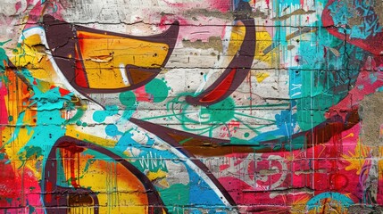 Obraz premium Abstract background of mixed color, geometric figure