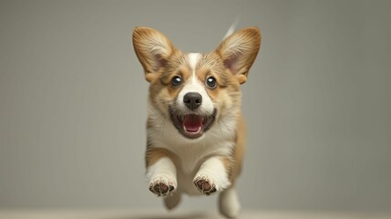 The funny cartoon dog never fails to bring a smile with its playful antics and lively expression, charming everyone around.