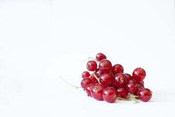 Vitamin-rich nutrition of these seasonal summer berries, perfect for a healthy dessert or snack. Isolated against a white background