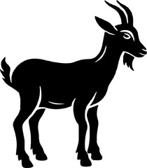 Obraz premium Goat silhoutte. Tahr silhoutte. Vector.