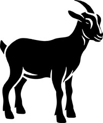 Obraz premium Goat silhoutte. Tahr silhoutte. Vector.