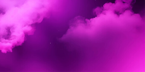 Purple and pink background. Abstract smoke fog or clouds in center with dark border grunge design. Colorful violet purple and pink background.
