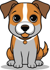 Dog Vector art illustration
