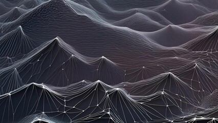 spider web in the morning