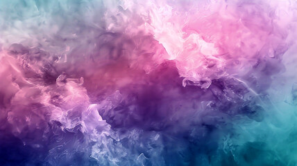 Fototapeta premium Abstract purple, pink, and blue watercolor swirls