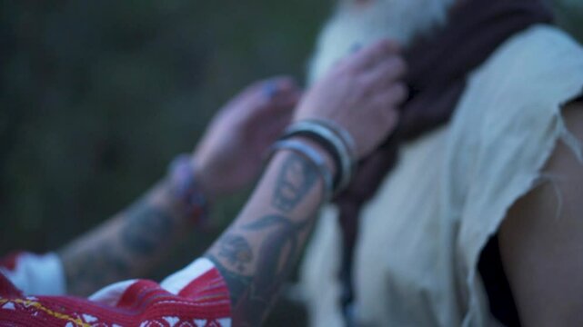 
First meeting between European and indigenous