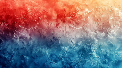 Fototapeta premium Abstract red and blue swirling digital art