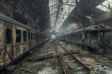 abandoned apostapocalyptic ruins