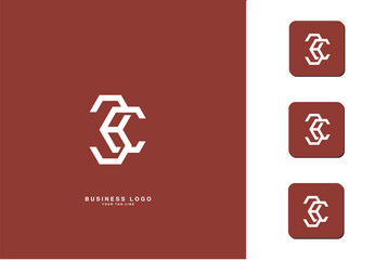 BC, CB, B, C, Abstract Letters Logo Monogram