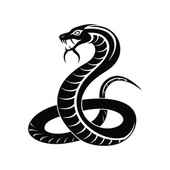 Snake, Silhouette, Vector, Illustration,