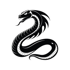 Snake, Silhouette, Vector, Illustration,