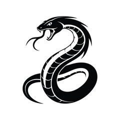 Snake Silhouette Vector Illustration