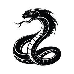 Snake Silhouette Vector Illustration