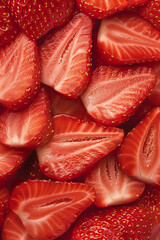 Strawberries background
