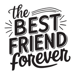 T-shirt design world friendship day silhouette vector art illustratio
