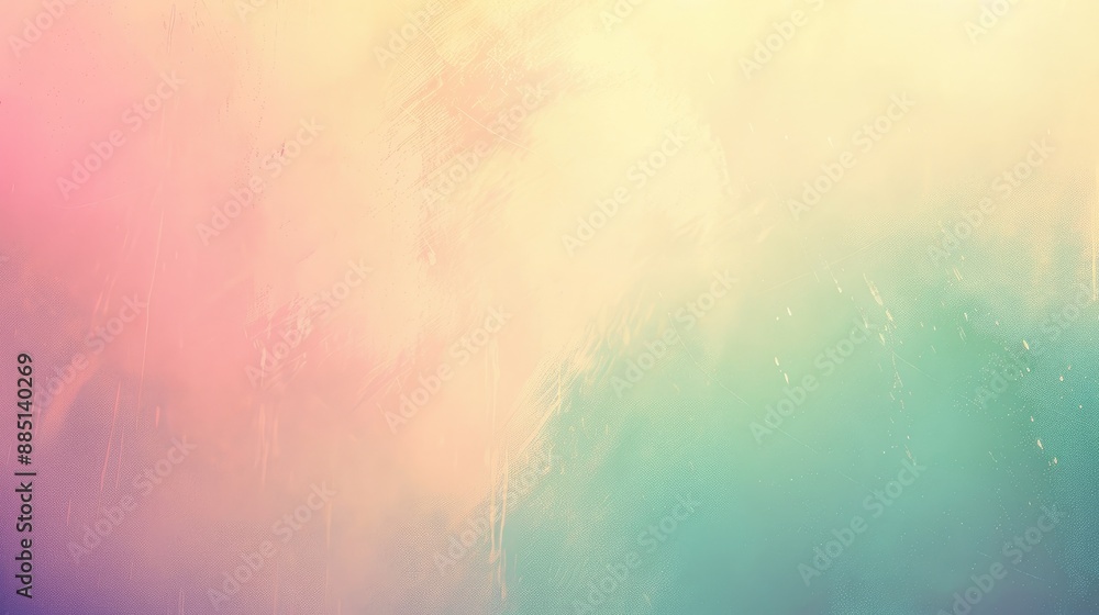 Poster pastel blurred gradient background with a grainy texture, creating a gentle and soothing visual.