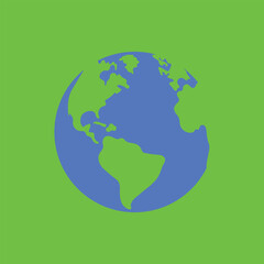 Earth symbol sign vector illustration