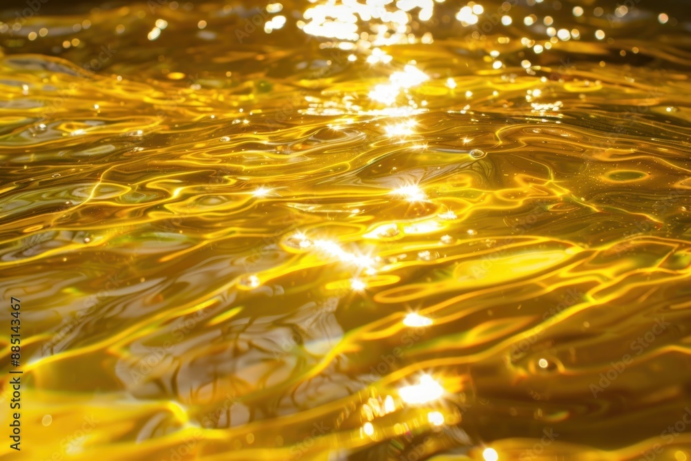 Wall mural Water texture water sunlight outdoors.