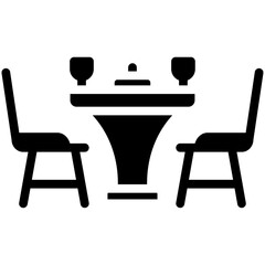 Dining vector icon illustration of Vacation Planning iconset.