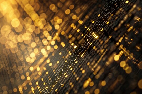 Data Encryption, coding, computer programming. Abstract background. Generative Ai
