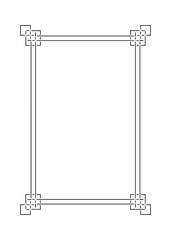 シンプルなフレーム