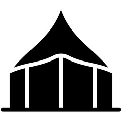 Tarp vector icon illustration of Home Improvements iconset.