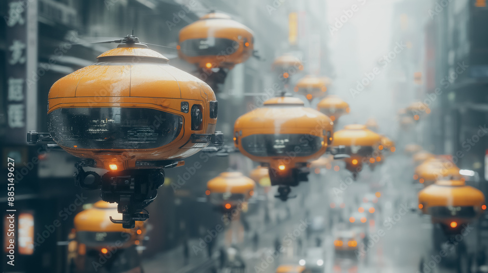 Poster fleet of iot-connected delivery drones, synchronizing routes and schedules to improve delivery effic