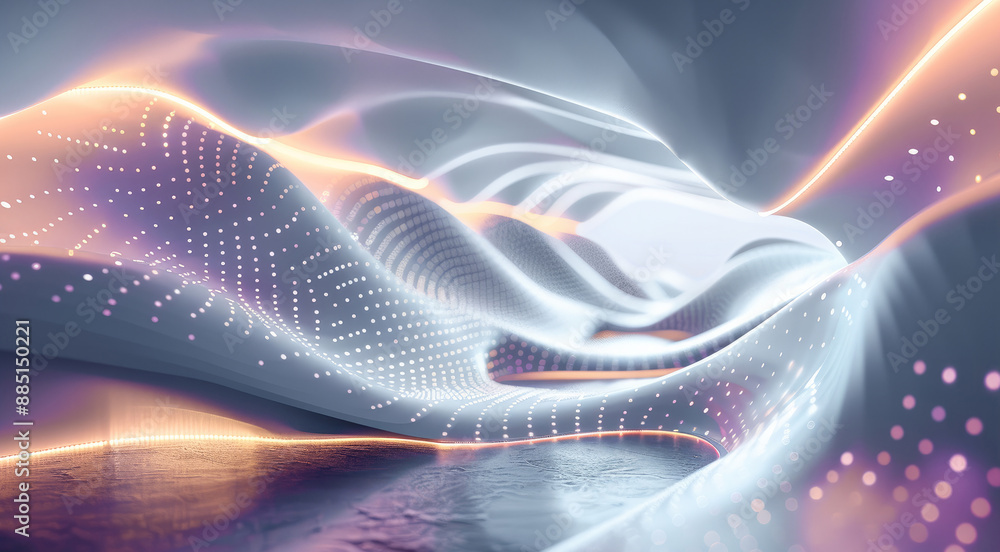 Aufkleber techno background design, web graphic minimalist wallpaper. generative ai.