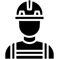 Builder Male vector icon illustration of Home Improvements iconset.