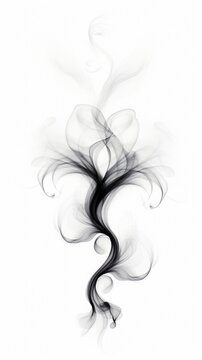 recommend clip art: Abstract smoke pattern white black.
