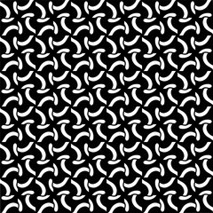 Abstract black figures on a whire background. Seamless texture for fashion, textile design,  on wall paper, wrapping paper, fabrics and home decor. Simple repeat pattern.