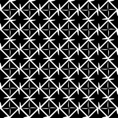 Abstract black figures on a whire background. Seamless texture for fashion, textile design,  on wall paper, wrapping paper, fabrics and home decor. Simple repeat pattern.