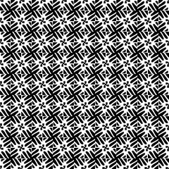 Abstract black figures on a whire background. Seamless texture for fashion, textile design,  on wall paper, wrapping paper, fabrics and home decor. Simple repeat pattern.