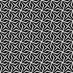 Abstract black figures on a whire background. Seamless texture for fashion, textile design,  on wall paper, wrapping paper, fabrics and home decor. Simple repeat pattern.