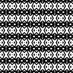 Abstract black figures on a whire background. Seamless texture for fashion, textile design,  on wall paper, wrapping paper, fabrics and home decor. Simple repeat pattern.