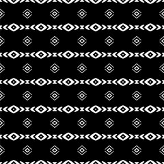 Abstract black figures on a whire background. Seamless texture for fashion, textile design,  on wall paper, wrapping paper, fabrics and home decor. Simple repeat pattern.