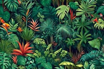 Fototapeta premium tropical rain forest,