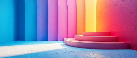 Playful and colorful background with plenty of room for text