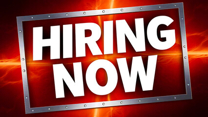  We are hiring social media post design template .Hiring Job post template, We are hiring Job advertisement .Job vacancy social media design.Red white background. 