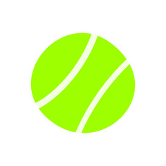 tennis ball isolated