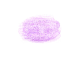 Watercolor abstract pained with gradient purple color on white background. Concepts for poster, wallpaper, card, book cover, packaging. Design element for decoration.