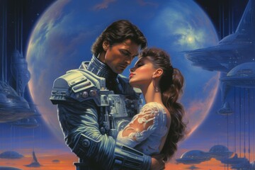 Love theme astronomy space adult.